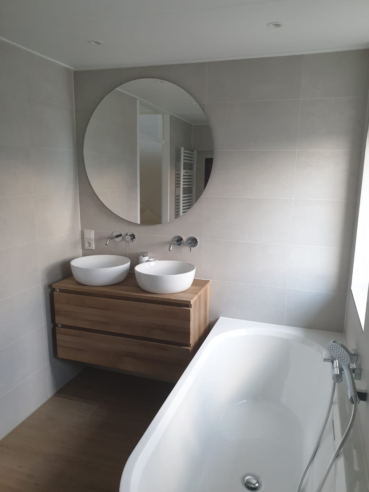 Badkamer Mozaiek, Waskommen, Nisjes, Inbouwkranen 6